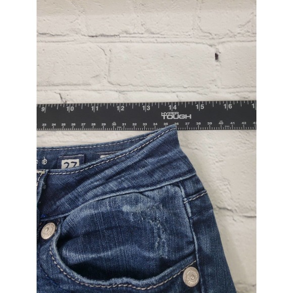 MISS ME Jeans SIZE‎ 27 Boot Cut JD1068B. Blue - Picture 13 of 16